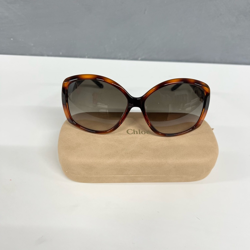 Chloe Tortoise Shell Sunglasses - Picture 1 of 6